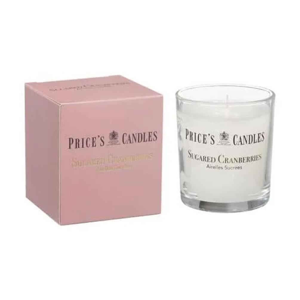 Price's Sugared Cranberries Boxed Small Jar Candle Extra Image 1